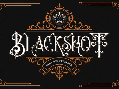 Blackshot - Blackletter Font book