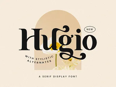 Hugio - Display Font card