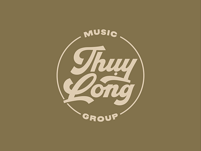 Thuy Long Music Group - for Sale 2020 branding circle design label ldk le dang khoa logo music music group old school proposal retro saigon thuy long tlmg vietnam vintage vynil