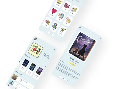 App Book app branding design figma graphic design icon illustration logo motion graphics ui ux vector xd