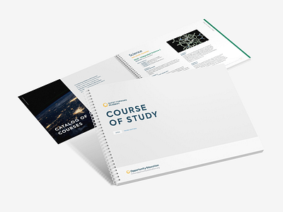 Course of Study 2022 book education graphic design layout