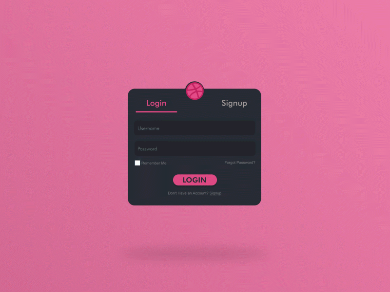 Hello Dribbble! animation debut login logo animation motion graphics ui ux