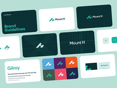 Mount H Brand Guidelines abedin joy brand book brand design brand guidelines brand guidelines book brand guidelines identity brand guidelines manual brand identity branding color palette graphic design guidebook guideline layout design logo design logo grid logotype style guide typography visual identity