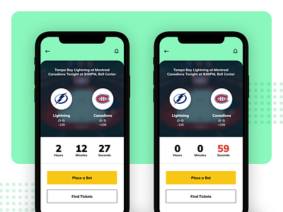 Daily UI 014 - Countdown Timer app betting dailyui mobile sports ui