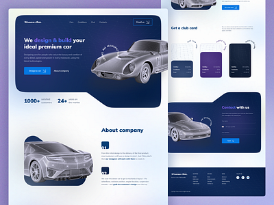 TransAm 3d branding cars contact design flat forms graphic design home landing layo studio ui user experience user interface ux