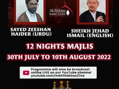 Speakers poster graphic design