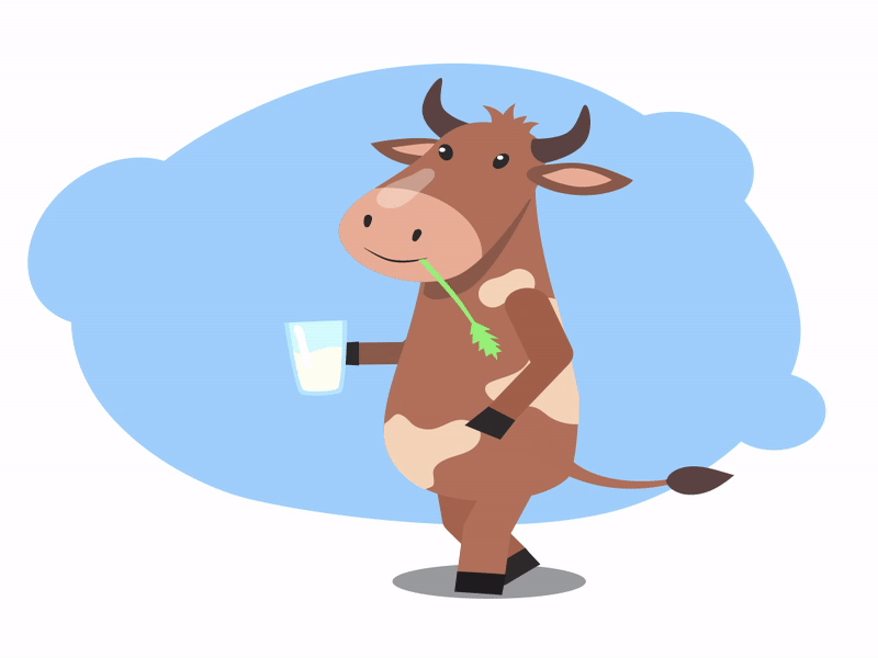 Cow walking adobe after effects animation animation 2d animation after effects cow animation cow walking path walking walking animation