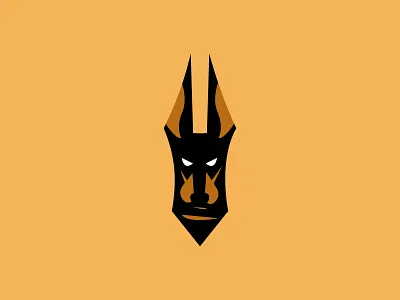 The Doberman Logo animal branding doberman dog emblem graphic design illustration logo logotype modern pet