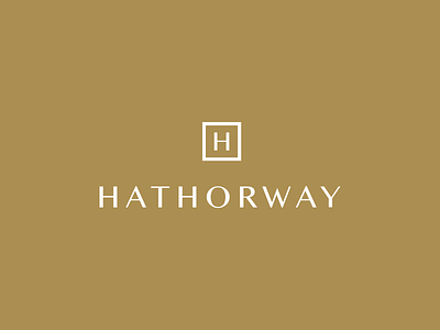 Hathorway | Logo Design branding fashion brand logo design typography