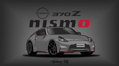 Nissan 370z illustration car illustration car car arts car design car illustration car illustrations design flat car art illustraion illustration illustrations minimal arts minimal cars tshirt tshirt design vector