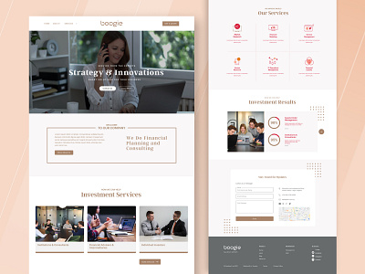 Financial Investment website UI Design branding design landingpage productdesign ui uidesign ux webdesign website websitedesign