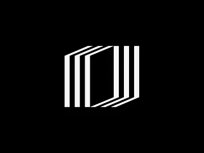 Illusion Exploration abstract brand branding brandmarks cube graphic design illusion lettering lettermark lines logo logo design logomark logos logotype mark marks trademark