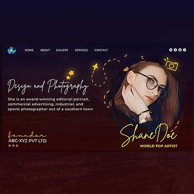 Artist animation application branding business dailyui design designs graphicdesign landing page lovers management motion graphics personal portfolio restaurant ui