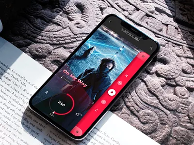Music Player animation branding design icon illustration logo typography ui ui ux ux vector