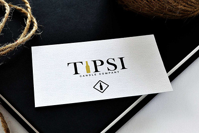 Tipsi Business Card Mockup branding business candle card clean design illustration latest logo mockup new packaging tipsi typography ui ux vector