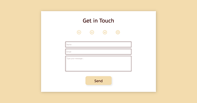 #DailyUI 028 app contact contact form contact me contact us daily ui daily ui 028 design figma form get in touch graphic design ui ux