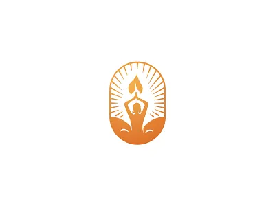 Meditation candle enlightenment human logo lotus meditation minimal purity silhouette