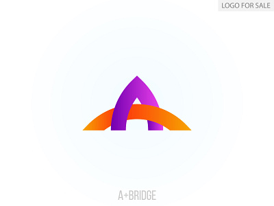 A, + Bridge Logo design idea app best best logo design branding concept creative logo design flat geometric graphic design icon identity illustration logo logo design logo mark logo type mark modern website