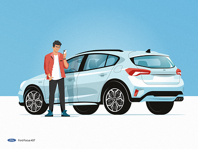 AutoRia - Ford Focus aleksandrov alexandrov alexandrovi auto automobile banda bmw buy car car car illustration car market focus ford huliganio illustration machine road tesla vector vehicle