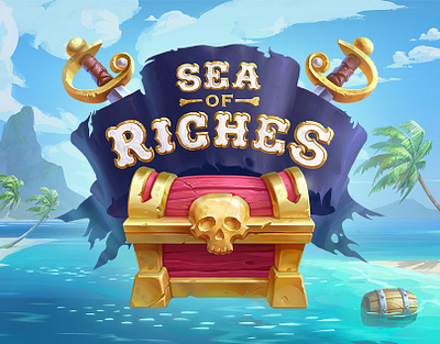 Sea of Riches 2d art 2d character character art character design characters design game art illustration slots