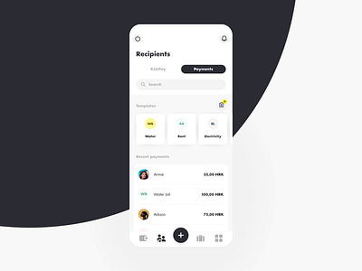 Payment templates banking bankingapp bankingui bankingux bankinguxui cleandesign design mobilebanking mobilebankingapp paymentinfo paymentlist paymenttemplates raiffeisen raiffeisenapp raiffeisenbank templatedetails templateslist ui uxui