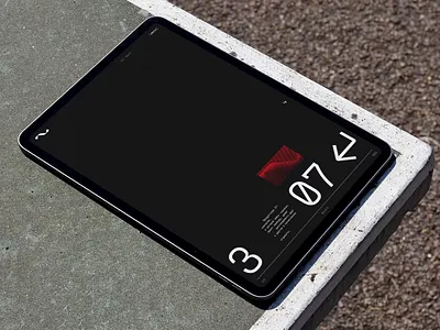 Space 307 animation bek st22 branding interaction landing minimal motion graphics space307 tablet typography ui web website