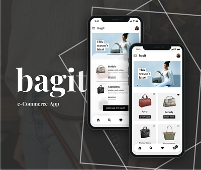 E-commerce App app design bags commerce dailyui e commerce shopping shopping website ui ux website