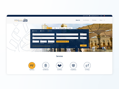 Hajj&Umrah branding creative designs dashboard hajj hajj umrah holiday home page illustration landing page logo tourism travel ui uiux umrah user interface design ux web web design website design