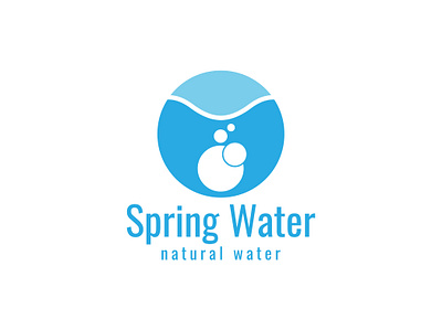Water Logo abstract branding design drink graphic design logo vector