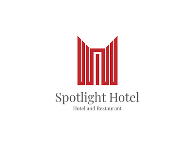 Hotel Logo abstract branding design elegant graphic design illustration logo vector