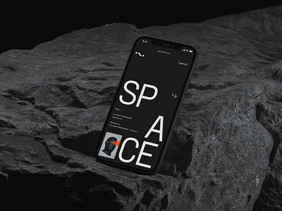 Space 307 bek-st22 black design graphic design landing minimal mobile space307 typography ui web website