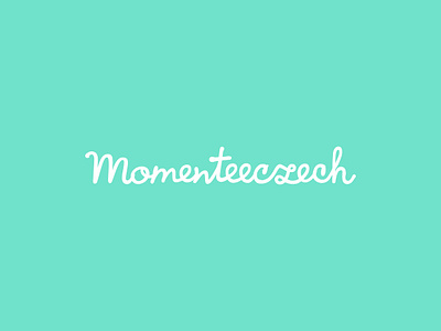 momenteeczech brand brand identity branding ci corporate identity creative logo diary feminine girly handwriting handwritten icon identity logo logomark logotype simple simple logo visual identity woman