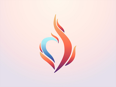 ecstatic love brand brand identity branding ci corporate identity course creative logo feminine flame flames girly heart heat icon identity logo love visual identity woman women