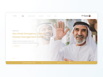 ADCM abu dhabi branding creative designs crisis management dashboard design emirati home page illustration landing page design minimalist design prototype uae ui uiux user interface ux vector web design website website design