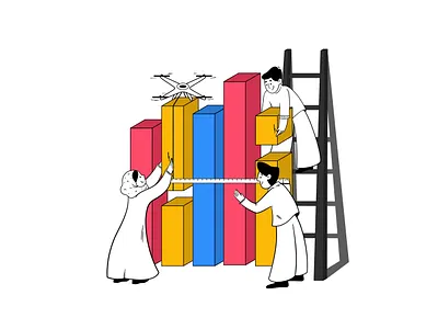 Measuritics affinity designer analytics analytics chart characterdesign chart colorful digital2d dribbblers flat illustration flatdesign graphic design graphs growth illustration marketing measurement statistics ui userinterface vector