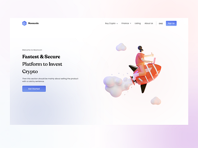 Hero Section dailyui design illustration