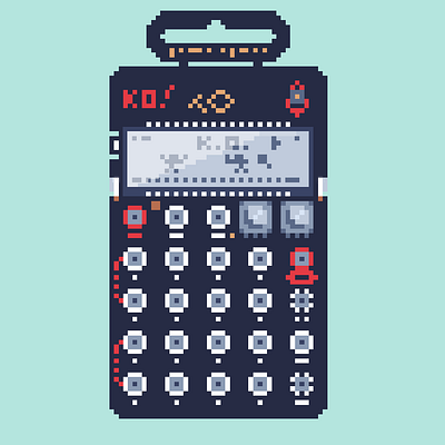 PocketPixel Synth pixelart