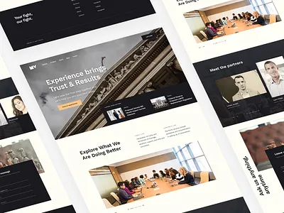MV - Law Firm Website classic company lp company website company website ui corporate lp corporate ui cream ui landing page ui law company law firm law firm lp law firm website modern simple ui square ui ui design ui ux design ux design web ui