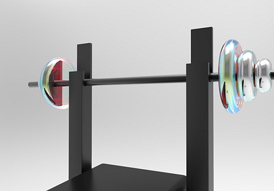 Gym Bench 3d cinema4d graphic design keyshot