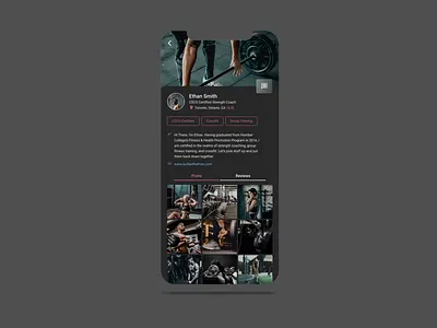 DailyUI Day 5: Fitness App User Profile appdesign behance bestfolios color createmanipulation creativewarmups dailydoseofvisuals designinspiration dribbblers graphicdesignui portfolio simplycooldesign thedesigntip uidesign userexperience userinterface vector webdesigner