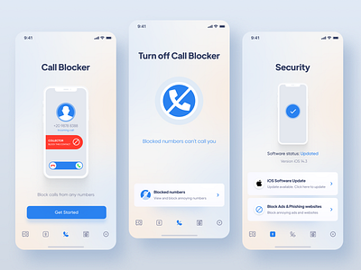 Device Security Assistant Mobile App app design logo mob ui ux