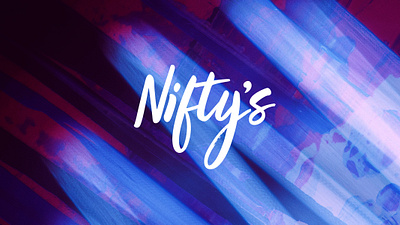 Nifty's Launch Content assets branding crypto graphic design launch light leak logo marketing neon nft niftys photo manipulation platform