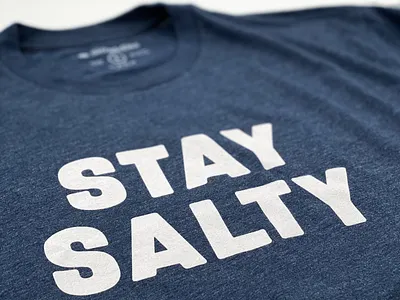 Stay Salty typography vaultalarm