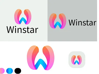 W abstract letter logo app branding design golden golden ratio graphic design icon illustration logo ui
