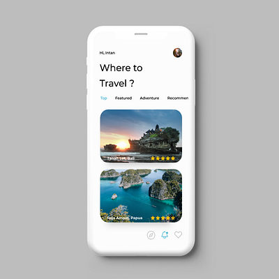 Where to Travel ? | Mobile Design App branding graphic design ui