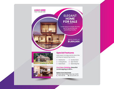 Real estate flyer, Home sale flyer business flyer design flyer design flyer template print flyer real estate real estate marketing