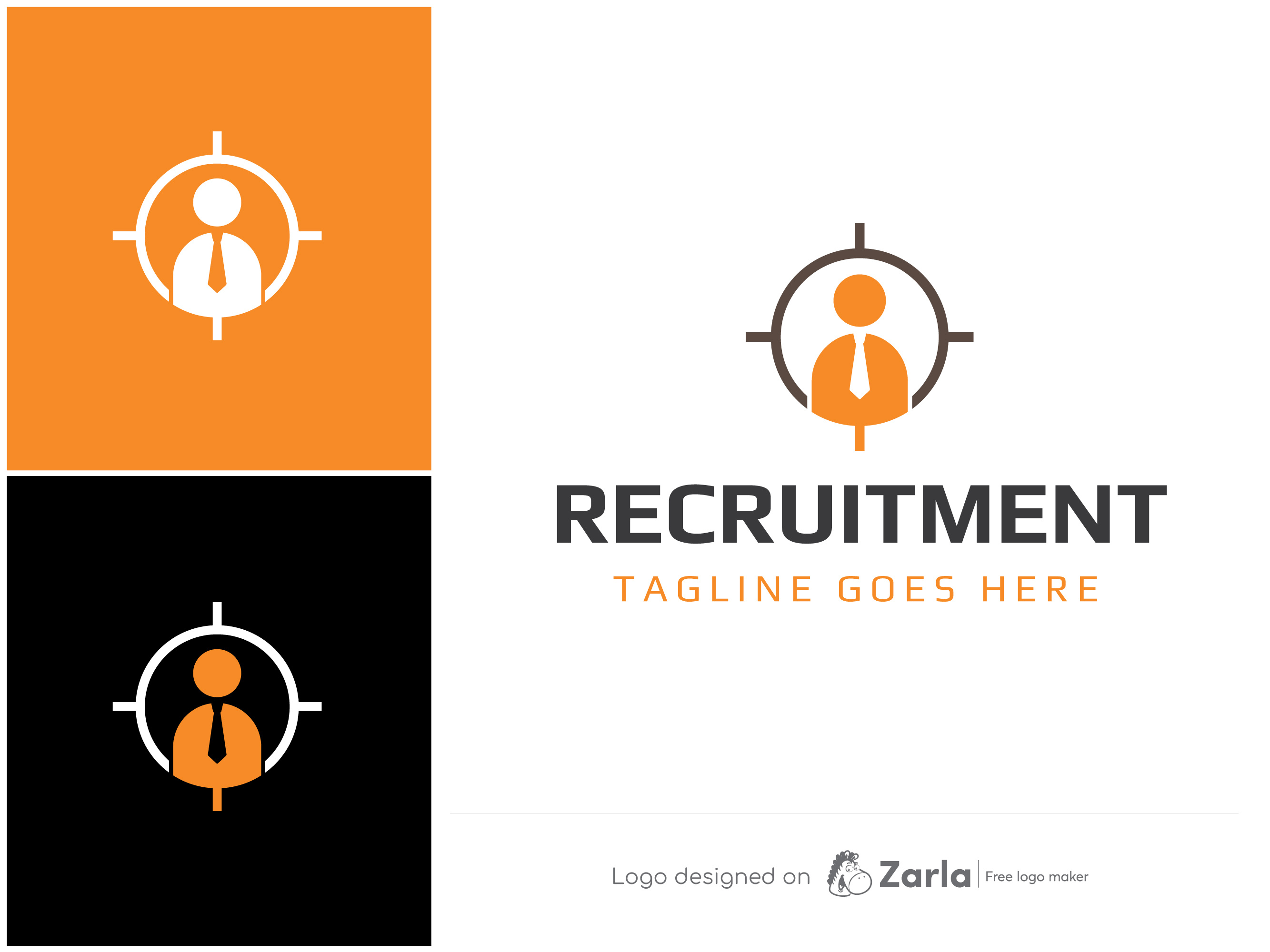 Recruitment Agency Logo by Zarla AI on Dribbble