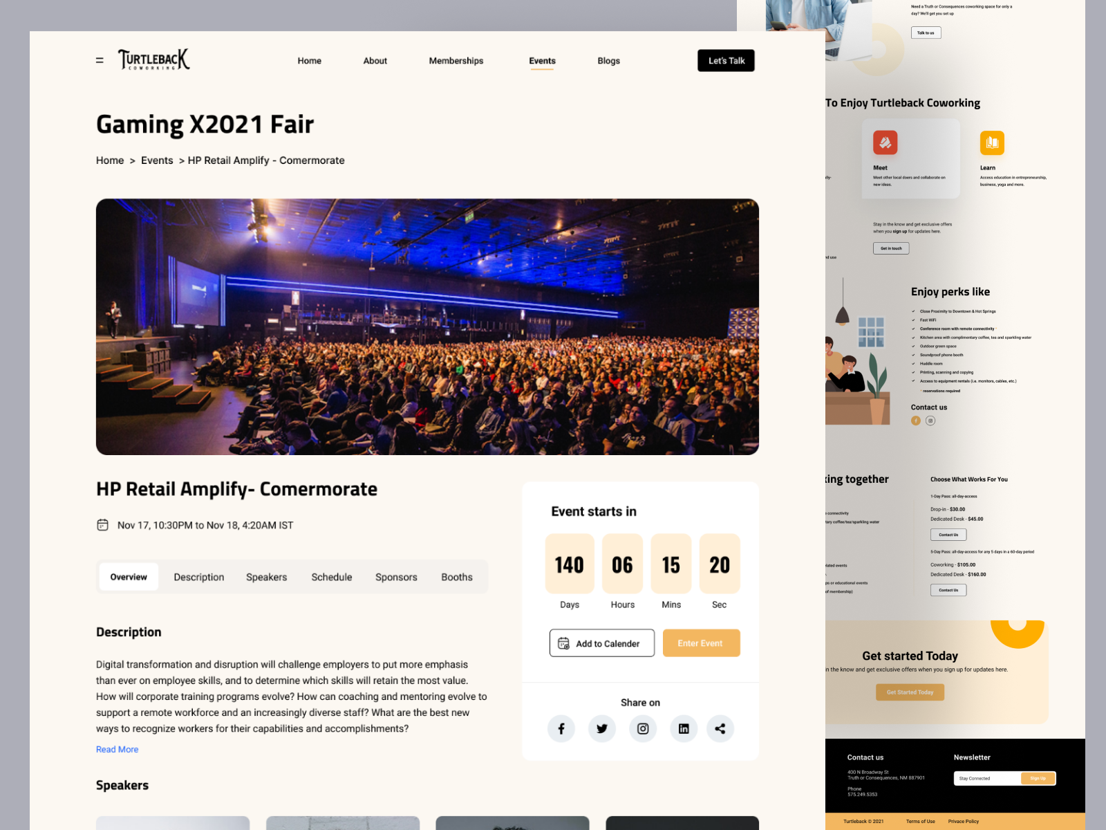 Example of Website Design (10 Pages)
