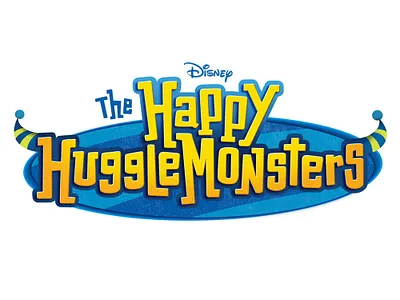 The Happy HuggleMonsters disney lettering typography