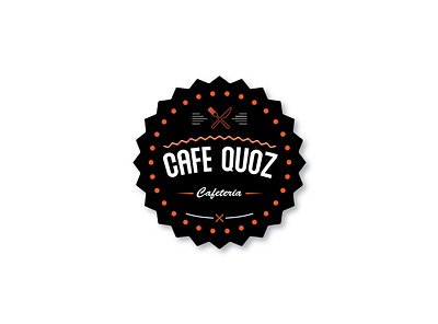 Cafe Quoz Logo Design animation app branding design illustration logo typography ux vector